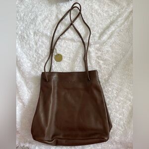 Nine West Women's Leather Brown Shoulder Bag